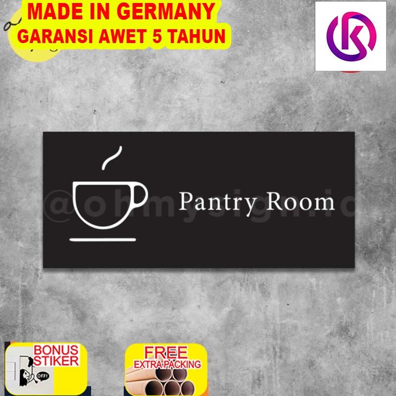 

Grosir Sign Akrilik Pantry Room Acrylic Sign Board Pantry UV Print