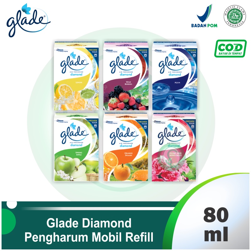 PROMO Glade Diamond Car Perfume Refill 80 ml