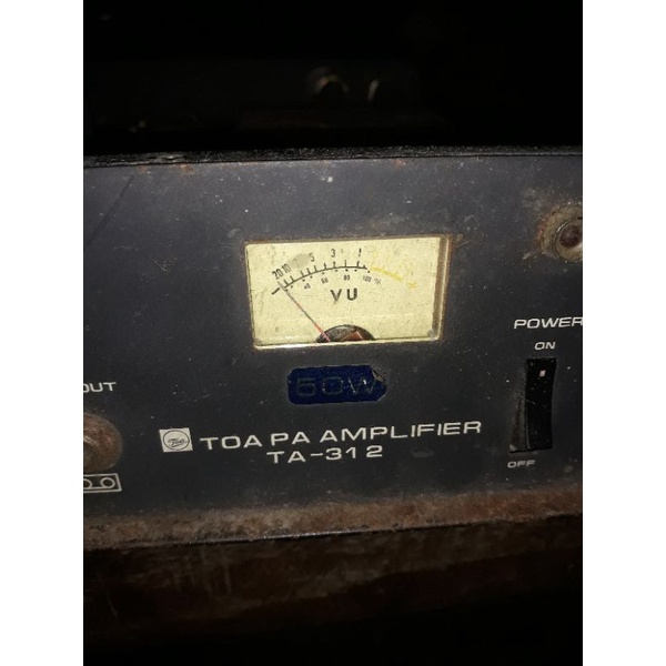 Amplifier toa TA 312, mesin ampli toa jadul TA312