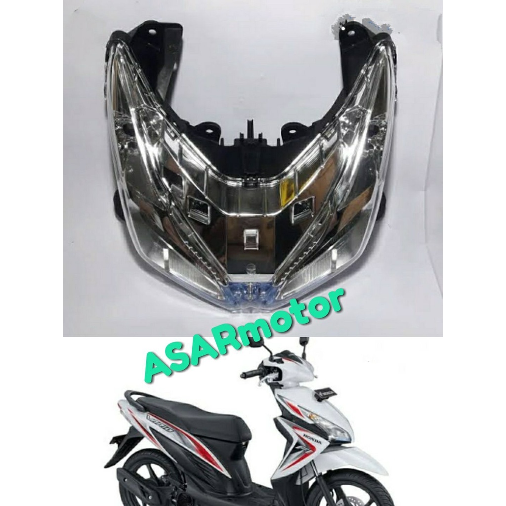 REFLEKTOR LAMPU DEPAN VARIO 110 FI LED.