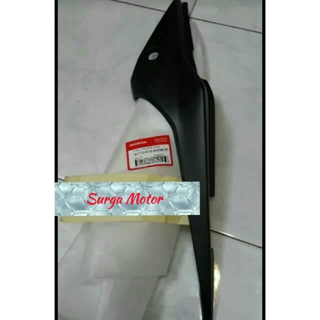 Cover body CB150R LED . New CB 150 R . Kiri hitam dof . Cowl L rear ASLI ORI AHM 83710-K15-920MGB 83