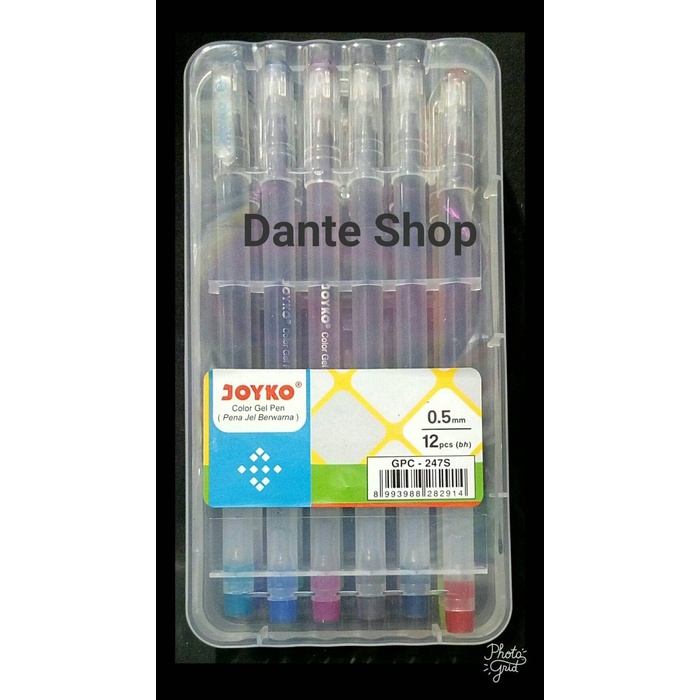 

TULIS-ALAT- PULPEN GEL WARNA JOYKO GPC 247 S / COLOUR GEL PEN -ALAT-TULIS.