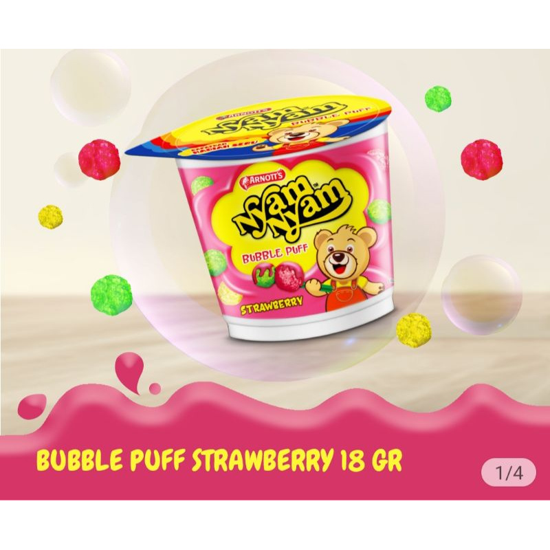 

Nyam Nyam bubble strawberry 18 gr