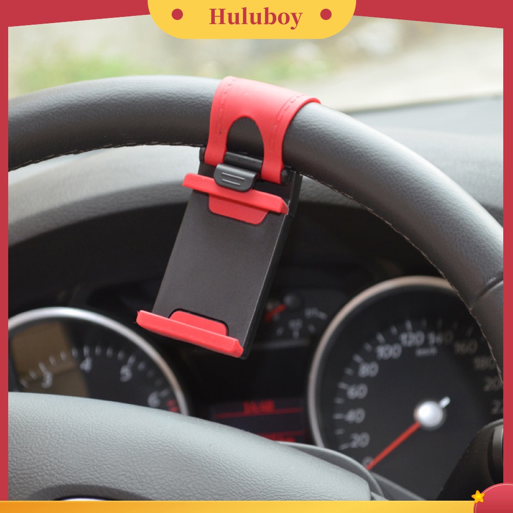 Huluboy Bracket Holder Handphone / GPS Universal Untuk Stir Mobil