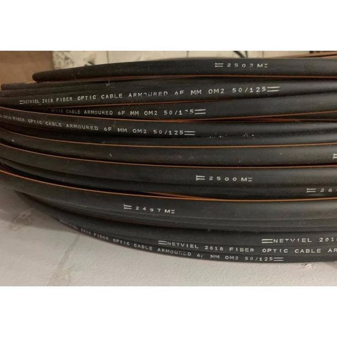 Produk Netviel Kabel Fo 8Core Mm Outdoor Direct Buried Double Jacket 50/125Um Trendi