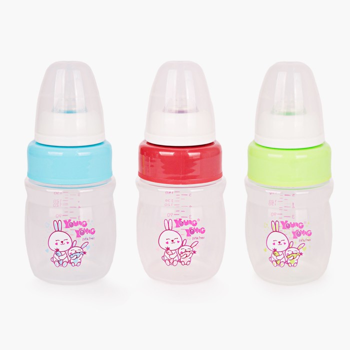 

Premium Botol Susu Bayi 150 ml BPA FREE / Baby Feeding Bottle 3 Bulan BPA Free