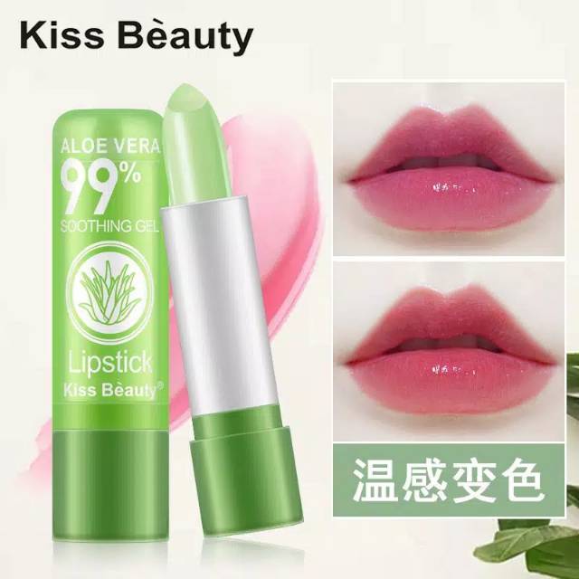 Medan Termurah Best seller Lipbalm Aloevera Kissbeauty