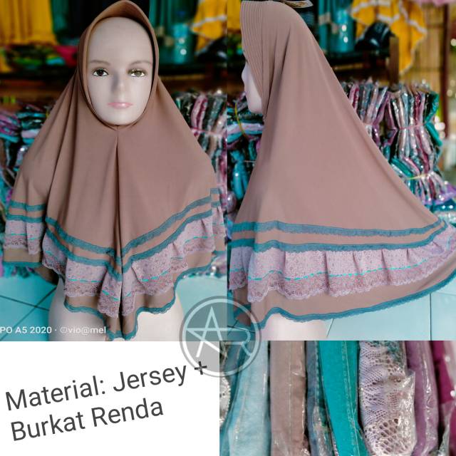 Khimar Hijab instan Renda