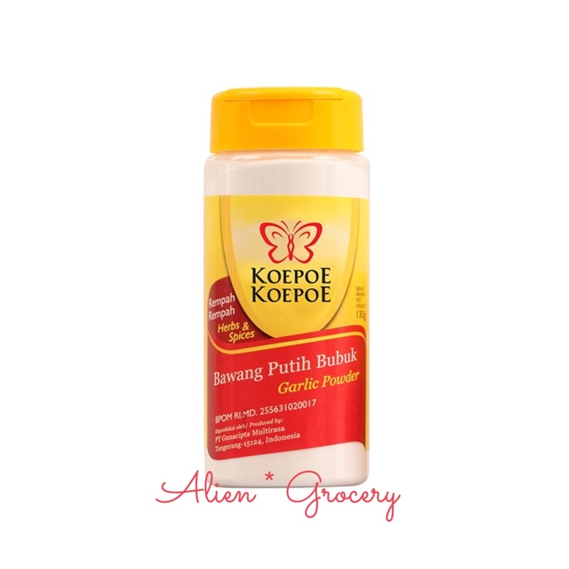

Bawang Putih Bubuk Garlic Powder Cap Koepoe Kupu 130gr