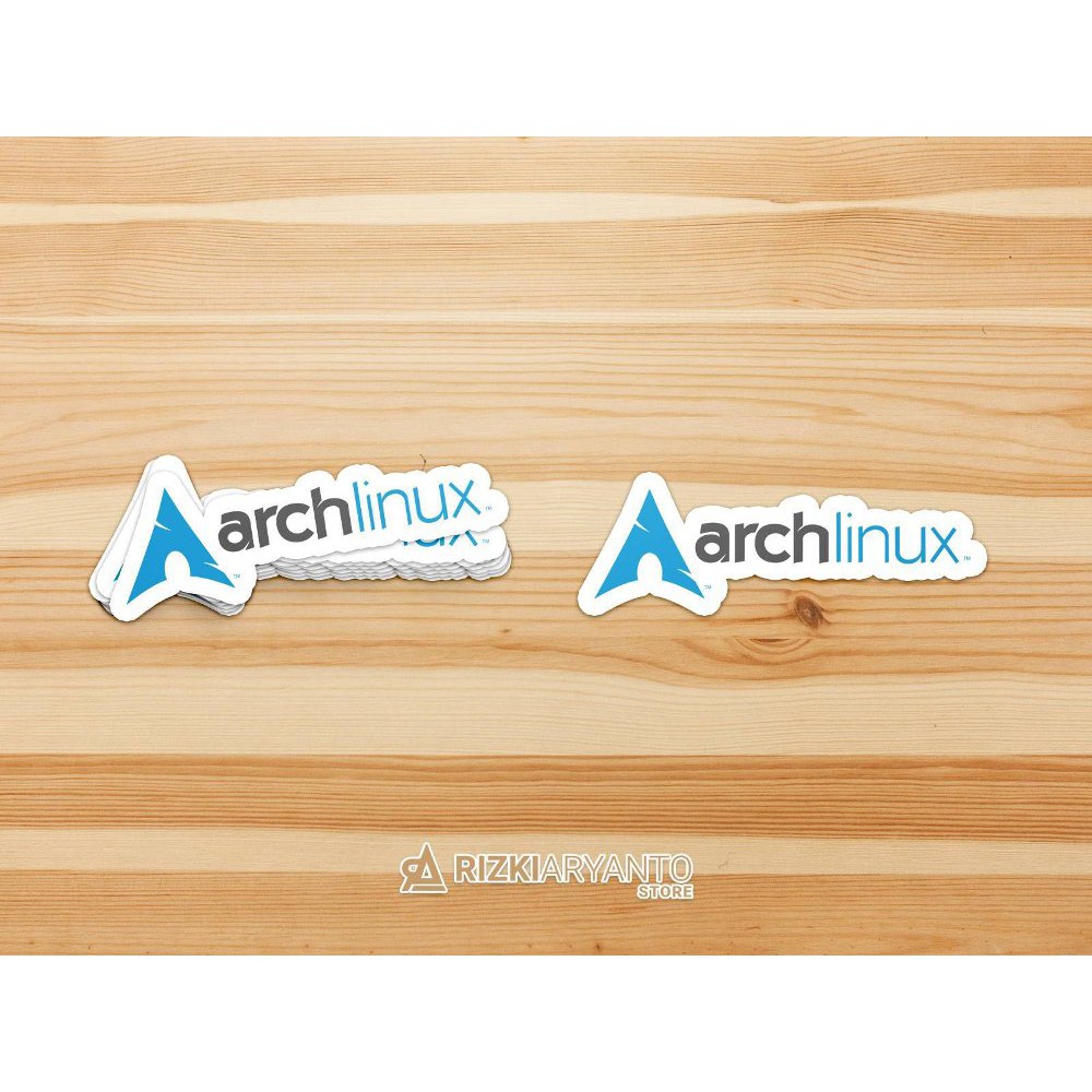 Sticker - Stiker Logo Arch Linux untuk PC Laptop HP dll