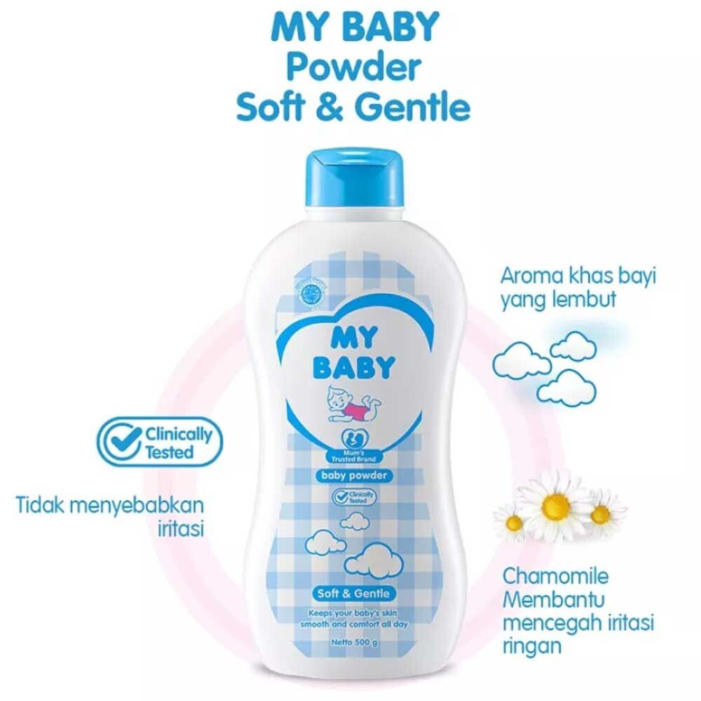 My Baby Powder 50gr | Bedak Tabur My Baby | Bedak Bayi Biang Keringat | Talek Bayi