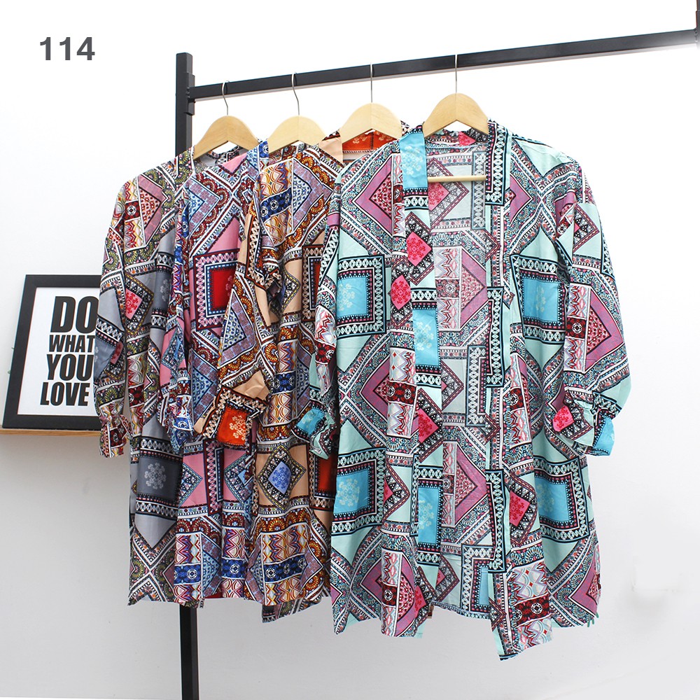 JakartaFashion - cardigan long bohemian kardigan pantai tribal BOHO etnic lengan panjang adem rustik