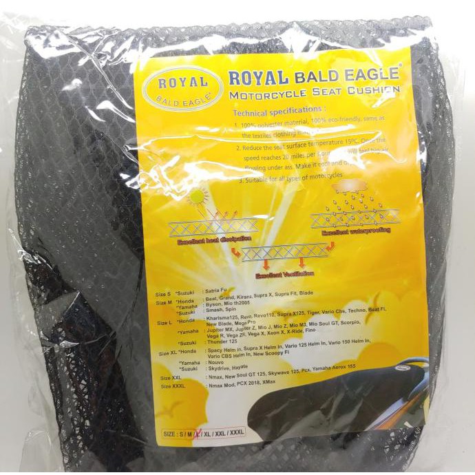 Sarung Jok Jaring Jok Motor Ukuran M Beat Supra X Blade Grand Mio