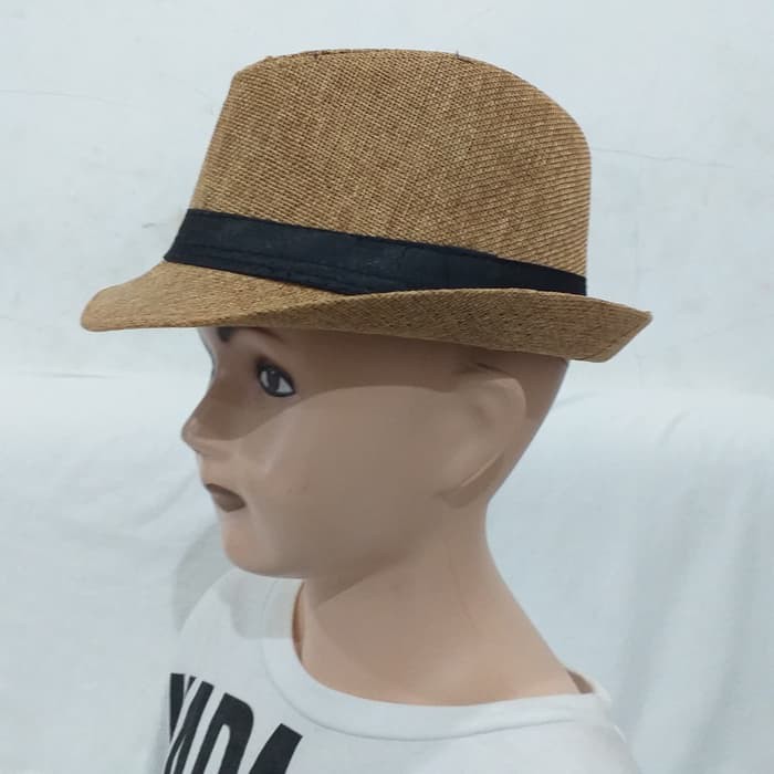 Topi Floppy Pantai Summer Hat / Topi Fedora Panama Import  Balita Anak Keren