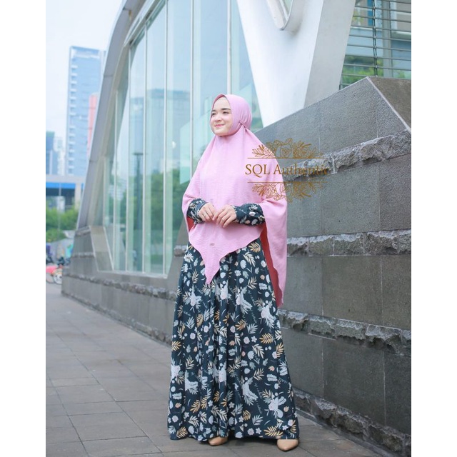 SYAHNAZ GAMIS SYAR'I SET KHIMAR+NIQOB