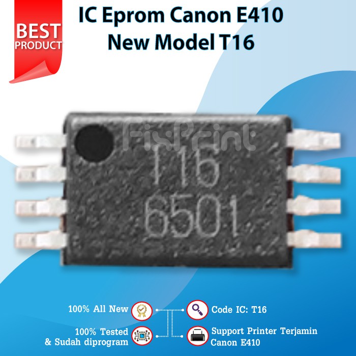 IC Eprom Canon E410 New Model T16  IC Eeprom Reset Counter Canon E410