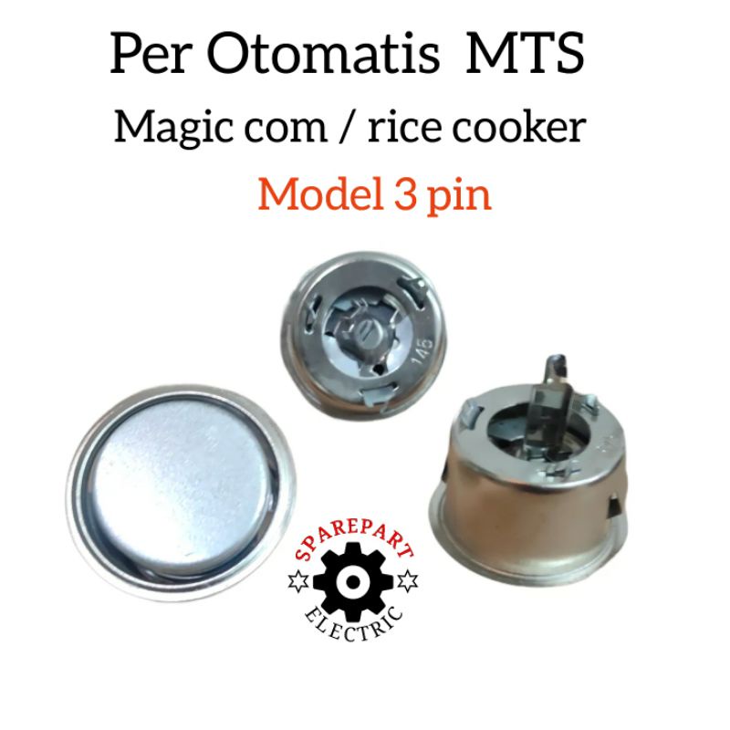 PER OTOMATIS MTS MODEL 3 PIN / KAKI 3 UNTUK MAGIC COM - RICE COOKER