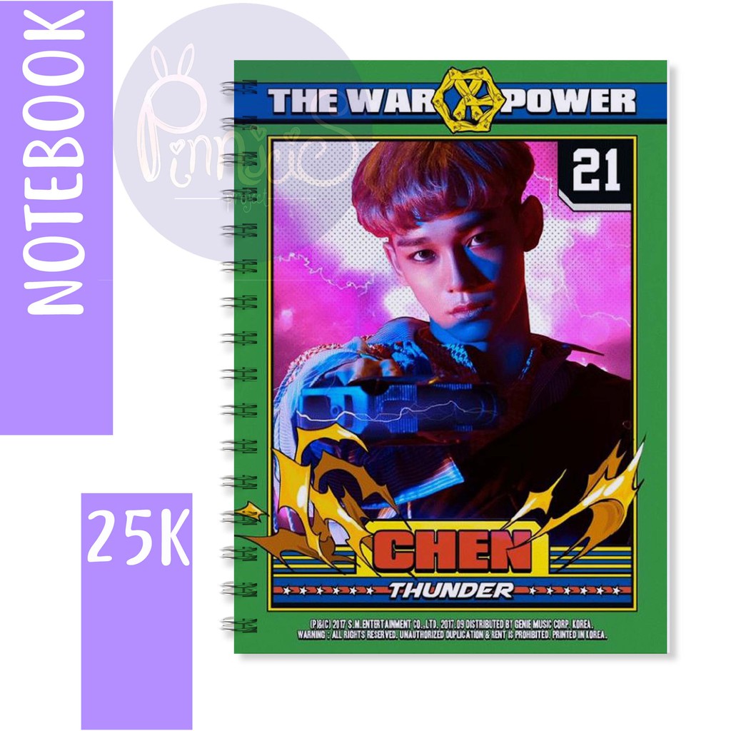 

NOTEBOOK /BUKUTULIS KPOP POWER CHEN