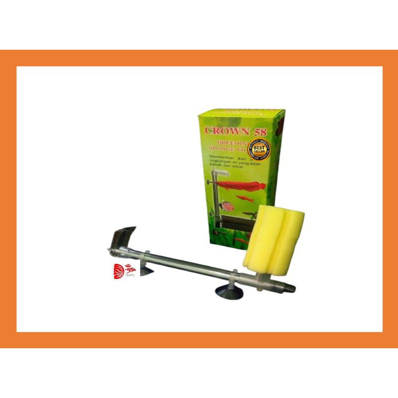 Breeding Sponge Filter CROWN 58 Aquascape aquarium murah