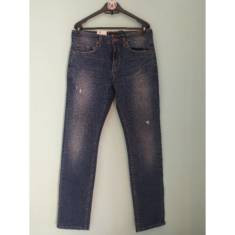 Celana Jeans Lee 724 ZED Slim Straight Original
