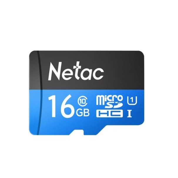 Netac P500 Standard MicroSDHC 16GB U1/C10 up to 80MB/s Pack Card Only
