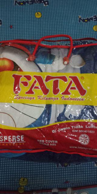 Fata - Bed Cover Set Motif New Doraemon Ukuran 120x200
