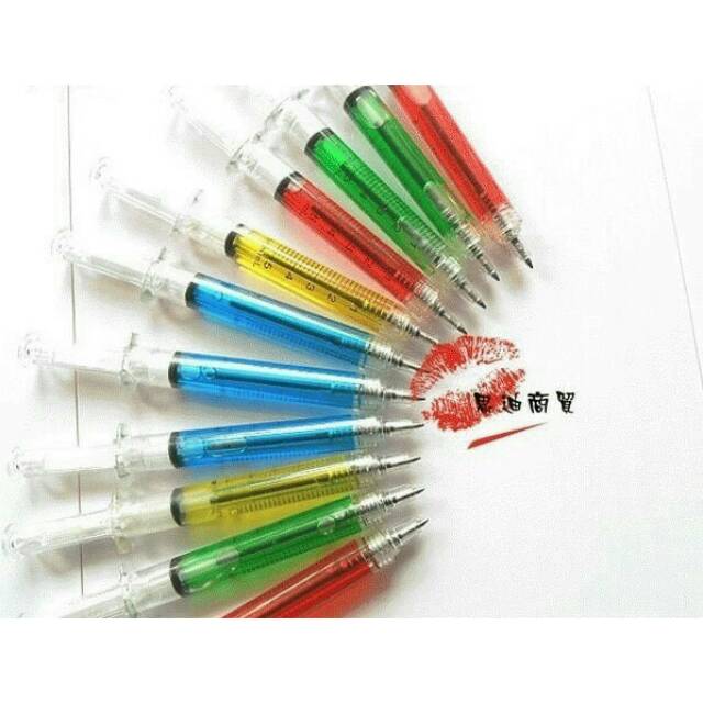 

SOUVENIR PERNIKAHAN PULPEN SUNTIK KEMASAN PLASTIK / SOUVENIR PULPEN SUNTIK