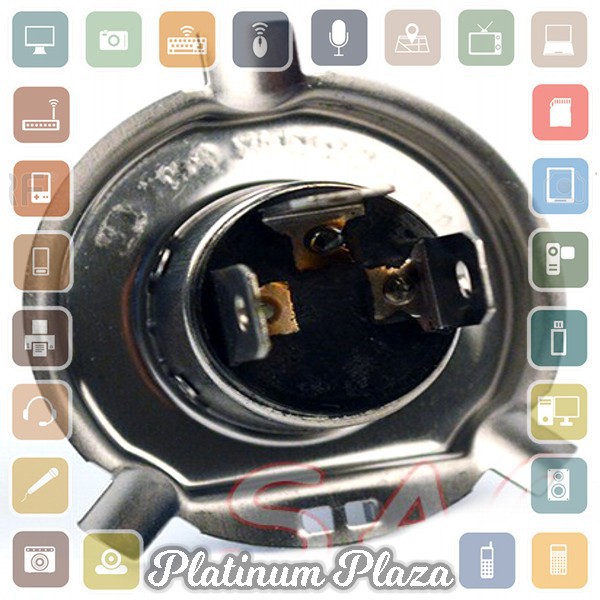 Lampu Mobil Halogen Xenon H4 5000K 100/90W`6G1GFB-