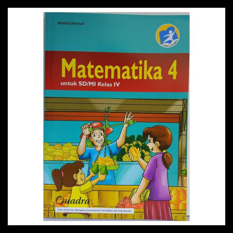 Buku Matematika Quadra Kelas 4 Sd Kurikulum 2013 Kode 457