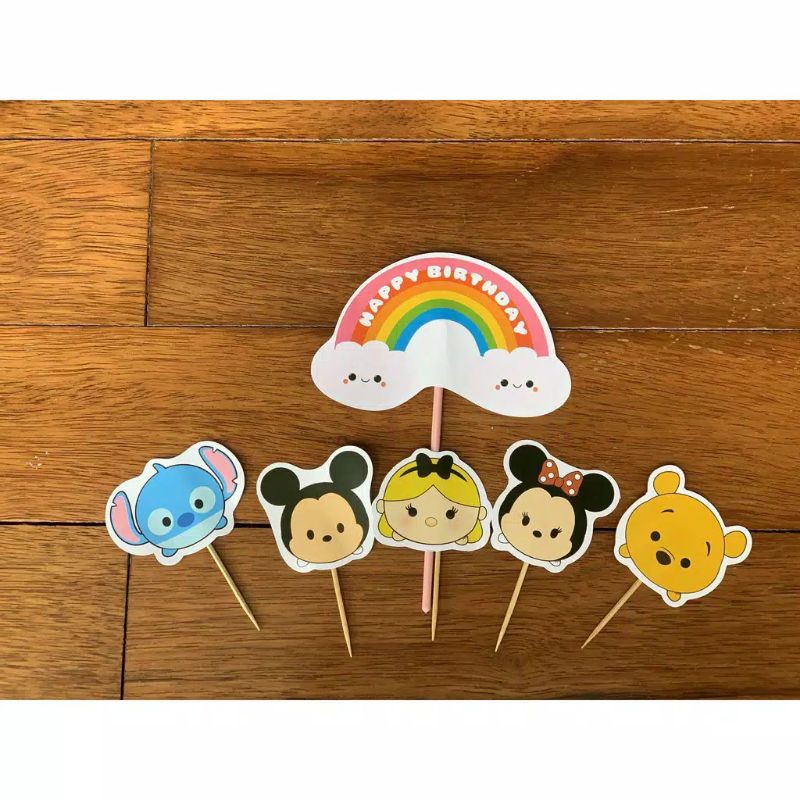 Cake Topper anak/toper kue ulang tahun/hiasan kue