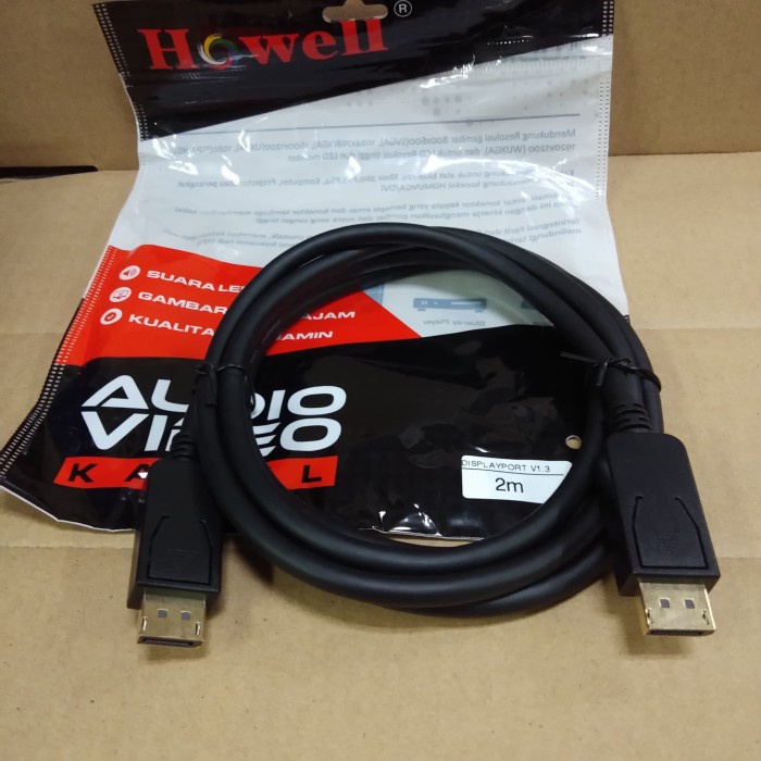 Howell Kabel Display Port 2Meter Gold Plated