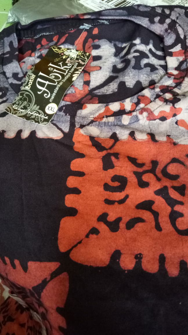 Kaos Batik Cap Kotak Kaos Batik Adem Nyaman Murah Kaos Oneck Kaos Grosir