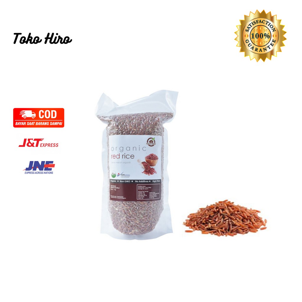 

Organic Red Rice ( Beras Merah Organik ) 1 Kg / Beras Merah / Beras / Beras Organik