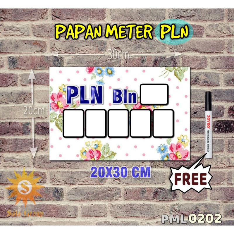 

Safa Papan Meter Listrik PLN PAM motif Unik - Shabby 02