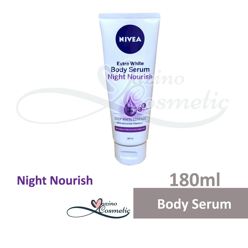 NIVEA Body Serum Extra White Night Nourish 180ml