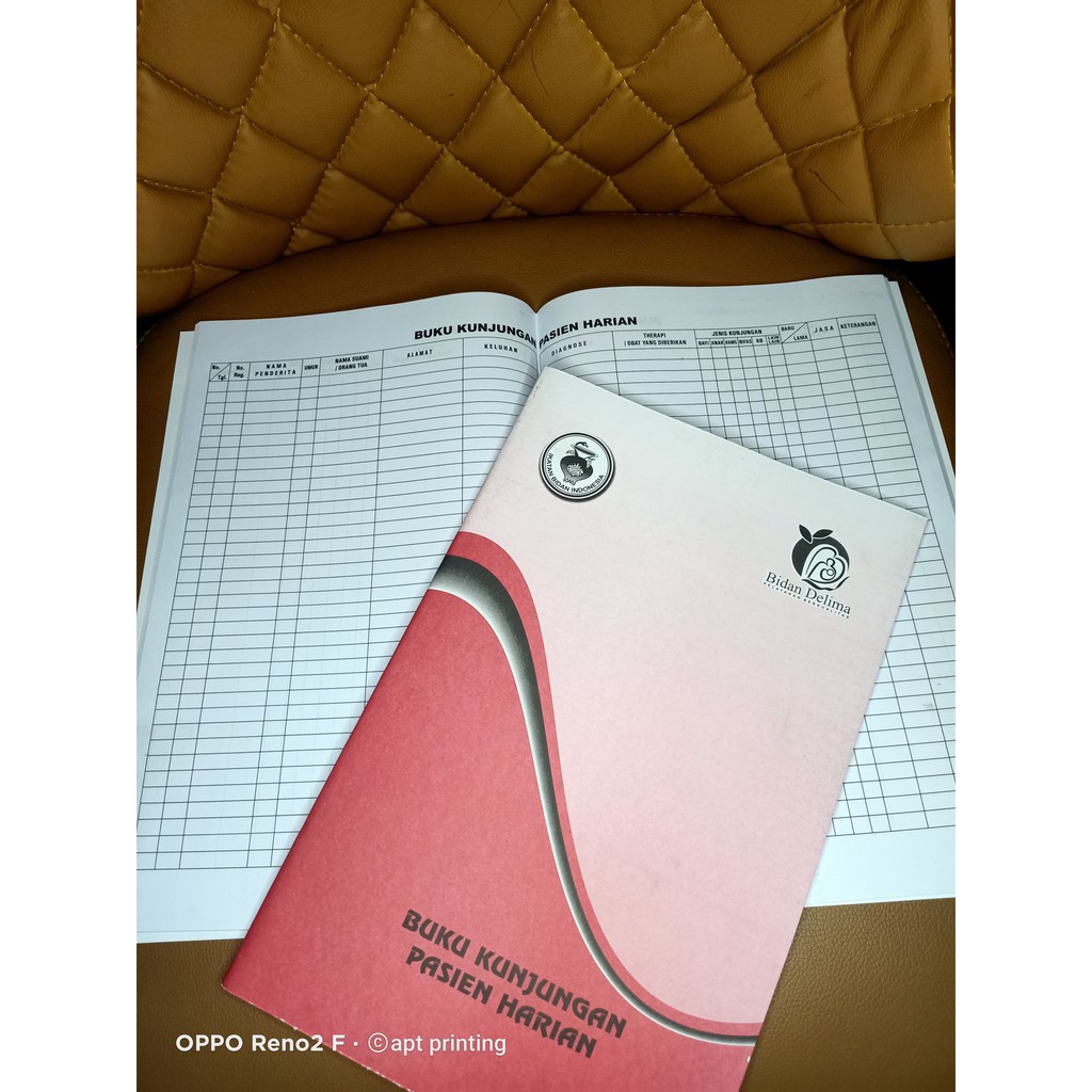 BUKU ADMIN KUNJUNGAN PASIEN HARIAN (Folio)