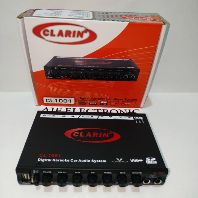 Pre Amplifier mobil Digital Karaoke CLARIN CL-1001