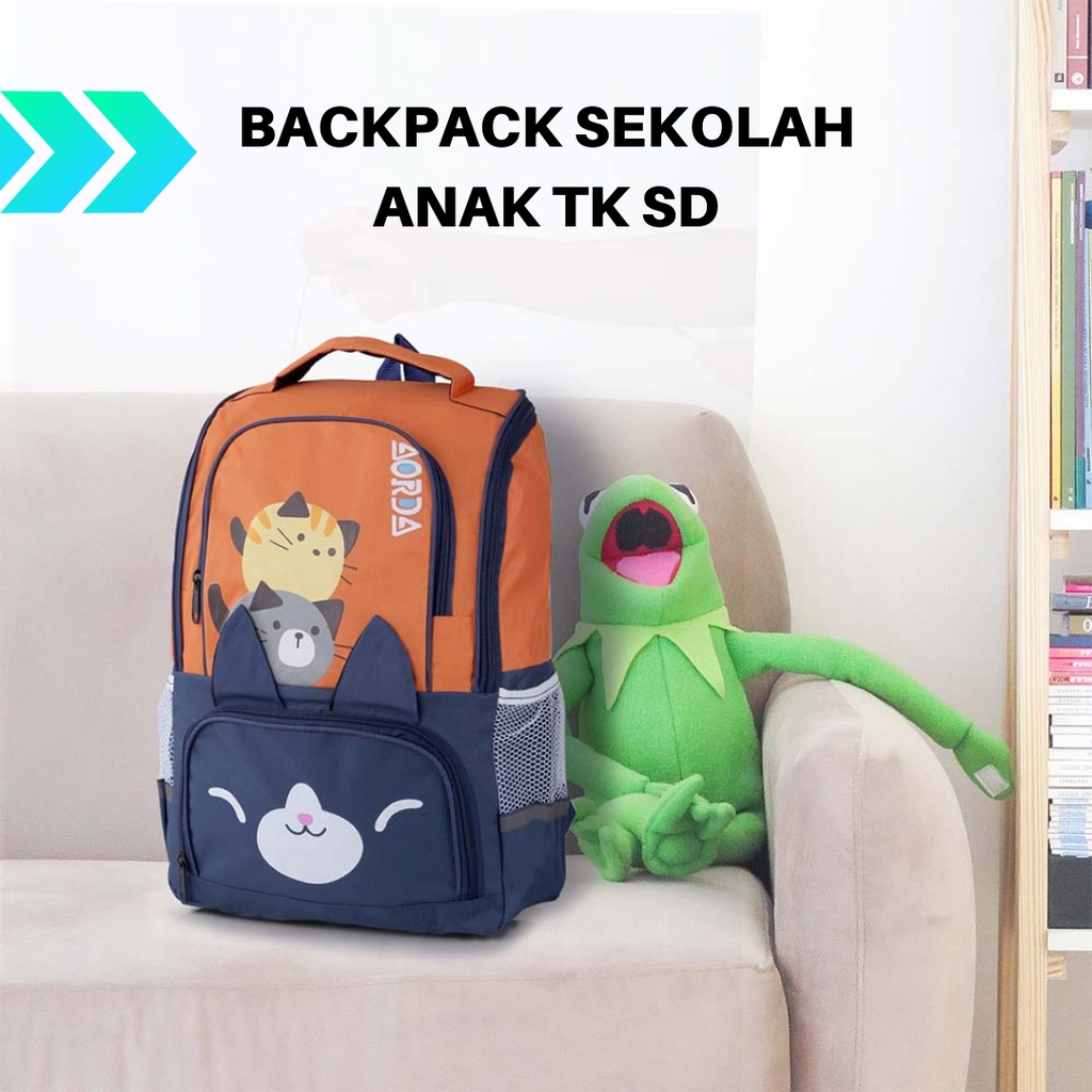 Tas Anak Sekolah TK SD Laki laki Perempuan Backpack Gendong RX222