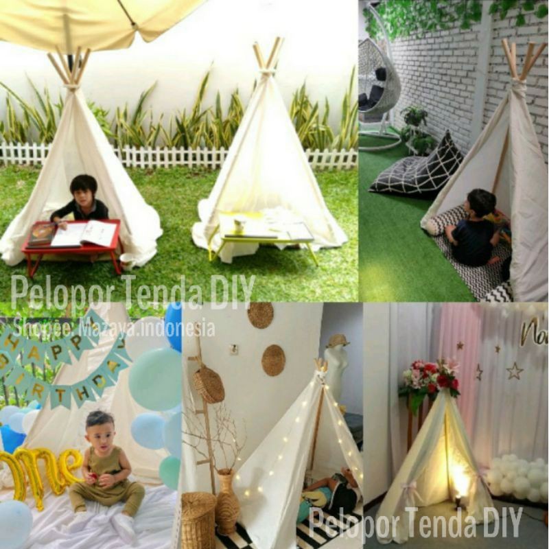 Paket DIY Tenda Anak Indian / Alody's Collection