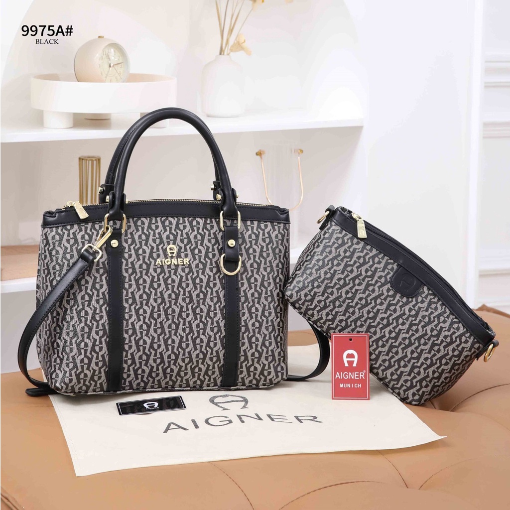 Tote With Slingbag in Signature Coated Canvas 9975A