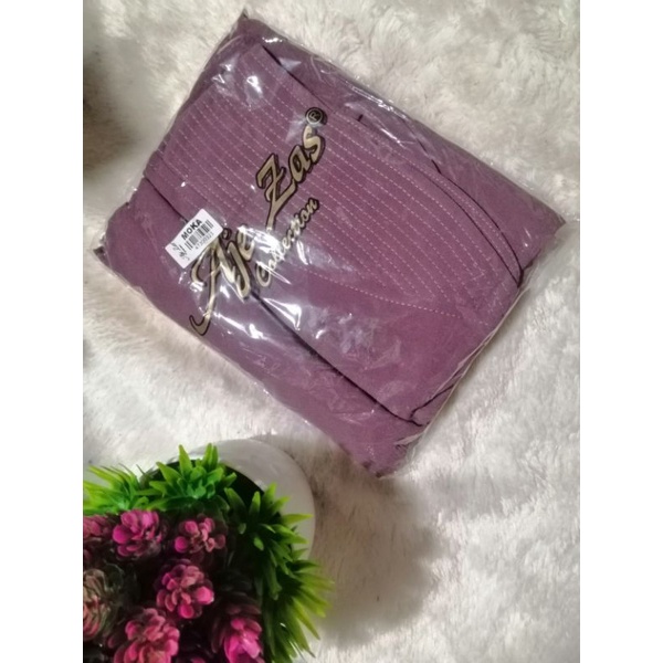 Khimar aje zas moka /moca best seller premium original aje zas-Dusty purple