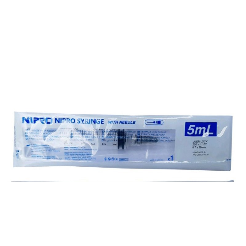 Nipro/Therumo Spuit 5cc