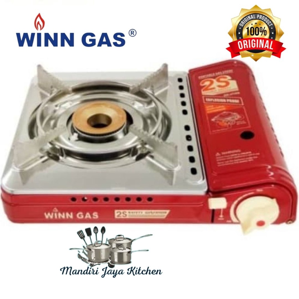 WINN GAS W-2S Kompor Gas Portable Double Safety Device