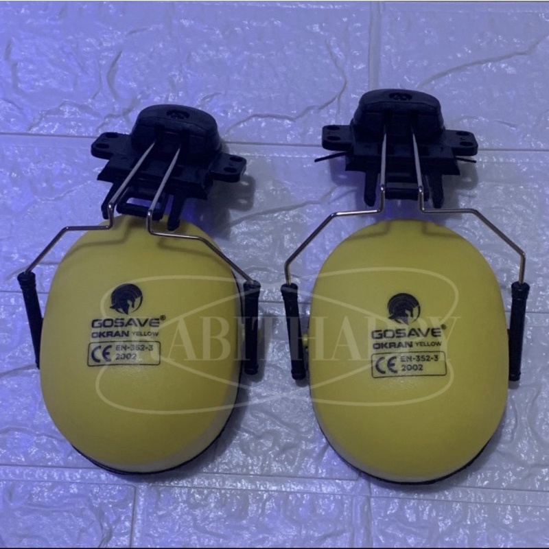 EARMUFF HELMET OKRAN YELLOW MAX UP TO 28dB - GOSAVE