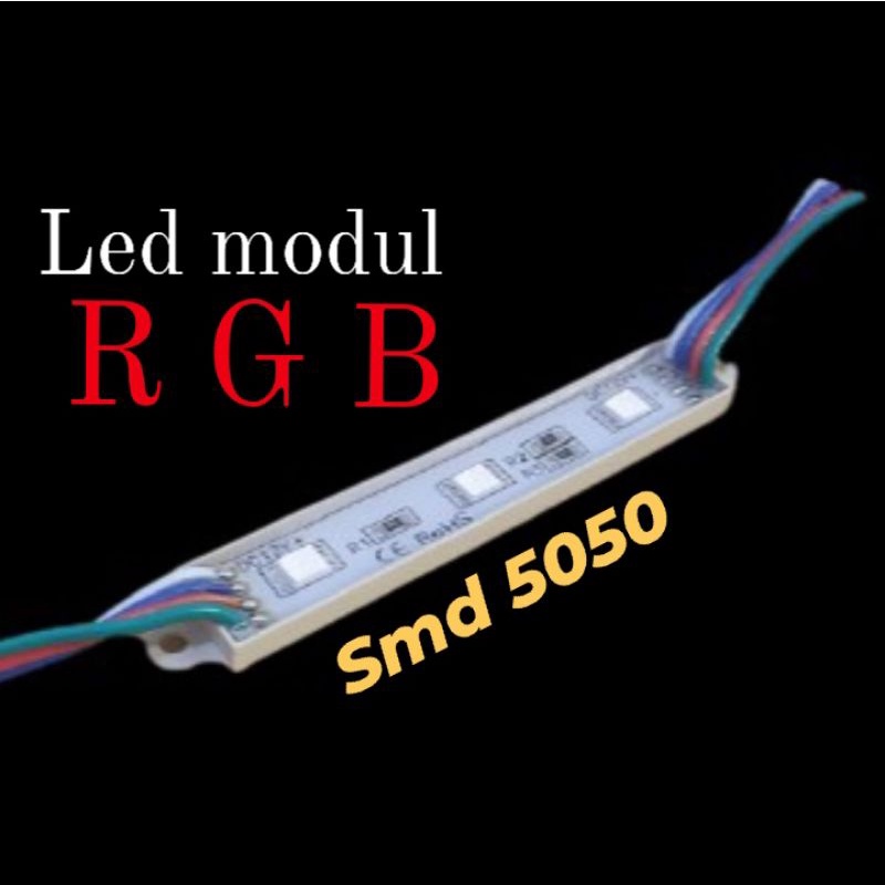 LED 3 MATA NYALA RGB WATERPROOF 12 VOLT