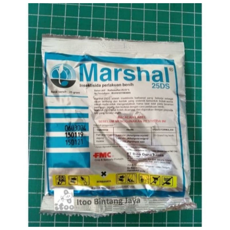 pestisida intektisida pembasmi serangga Marshal 25DS 25gr