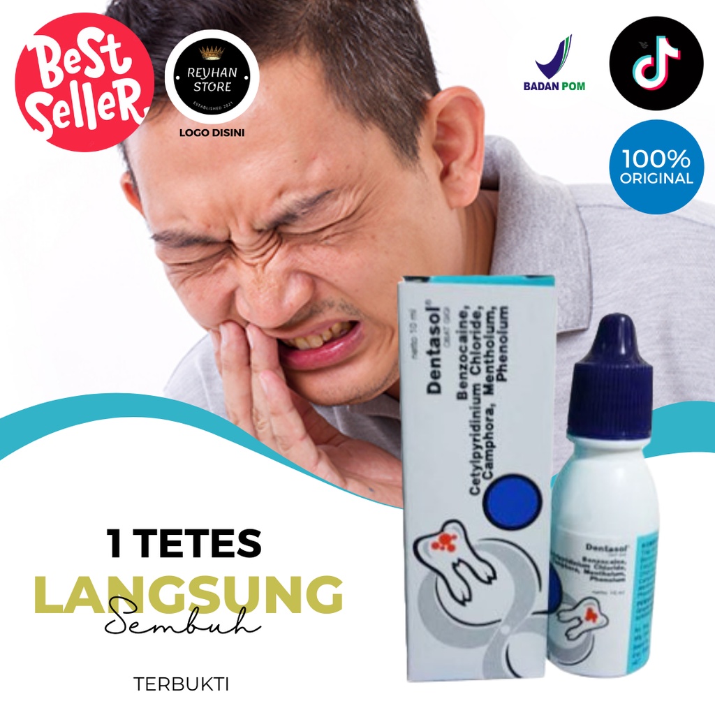 Dentasol Obat Sakit Gigi / Obat Sakit Gigi Semprot / Obat Sakit Gigi Anak Dan Dewasa / Obat Sakit Gi