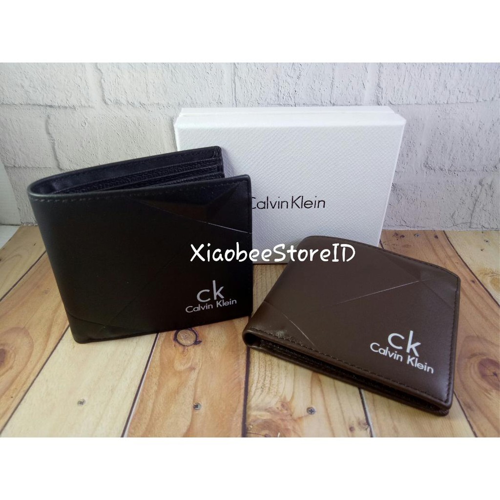 Dompet Kulit Asli Pria Tidur Import Hitam  CK 63158