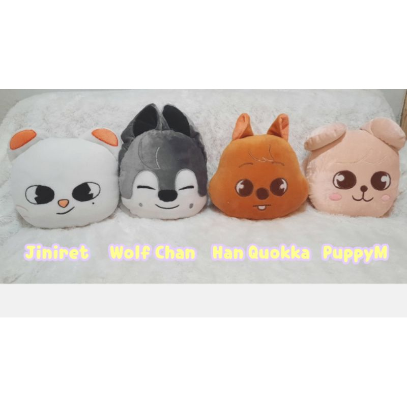 SKZOO STRAY KIDS plushie boneka wolf chan leebit dwaekki jiniret han quokka bbokari puppym foxlny