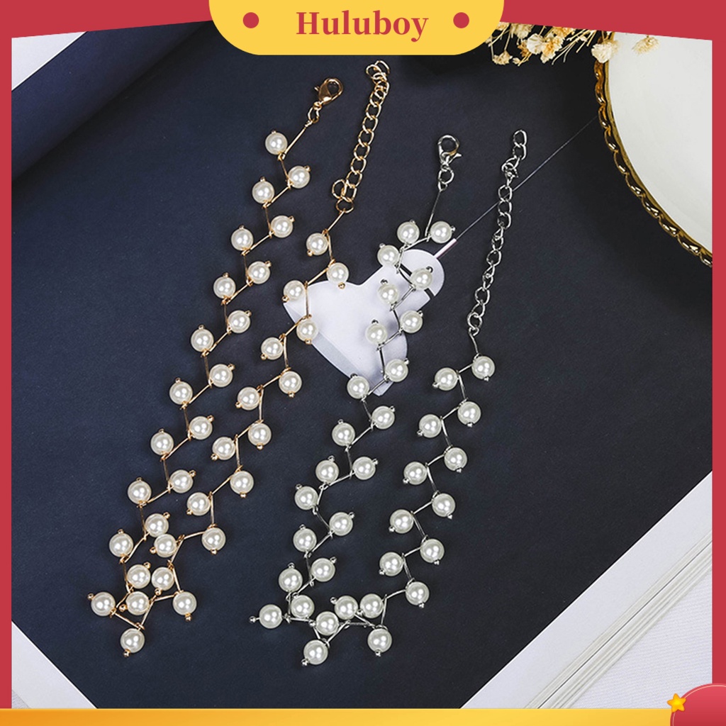 Hu Hu Hu Hu Hu Alat Bantu Pasang Kacamata♡ Kalung Choker Wanita Dengan Liontin Mutiara Imitasi Untuk Pesta Pernikahan